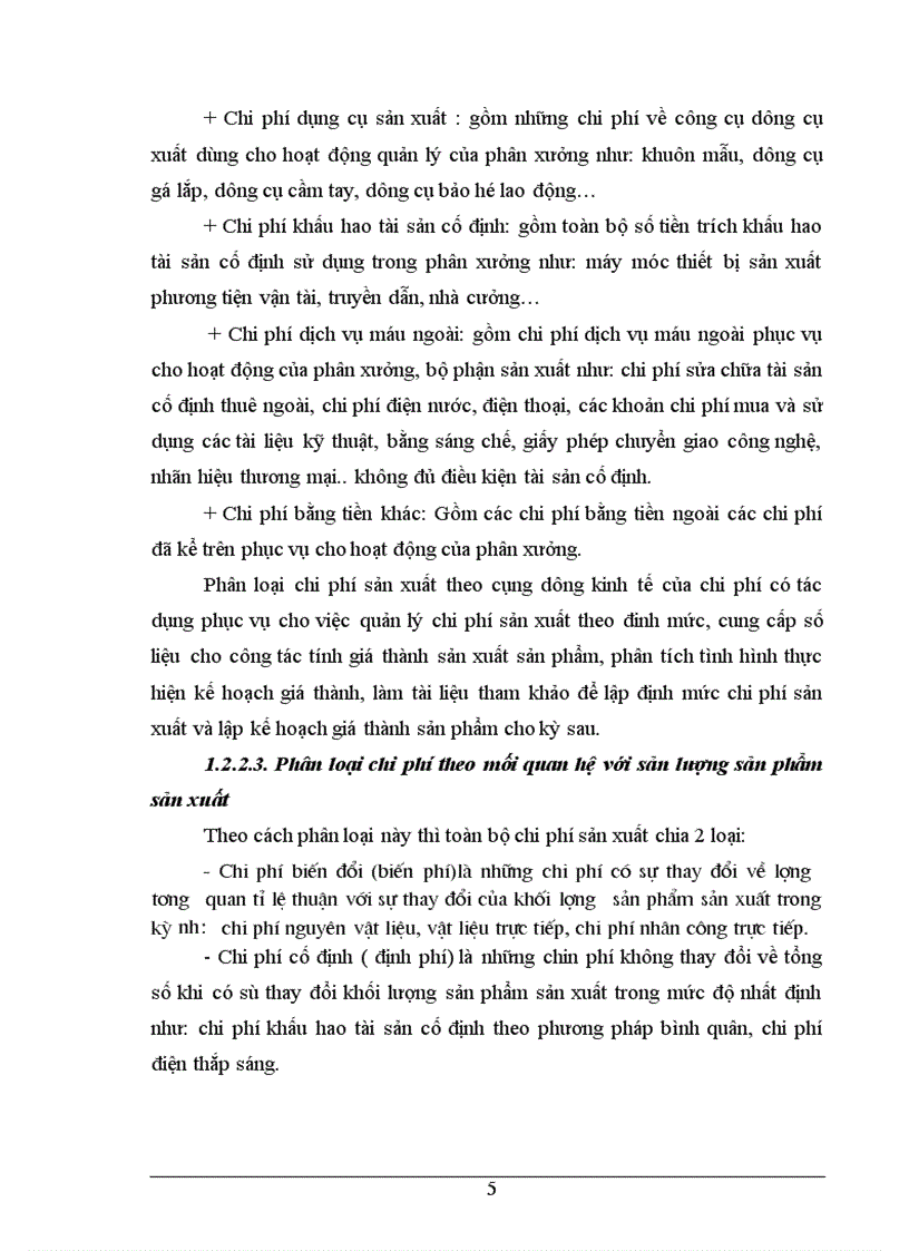 image for page Tình hình thực tế về công tác kế toán tập hợp chi phí sản xuất và tình giá thành sản phẩm ở Nhà máy xi măng Sông Đà thuộc công ty xây lắp vật tư vận tải Sông Đà 12