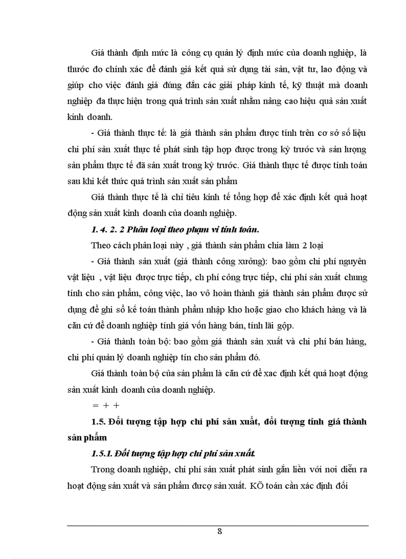 image for page Tình hình thực tế về công tác kế toán tập hợp chi phí sản xuất và tình giá thành sản phẩm ở Nhà máy xi măng Sông Đà thuộc công ty xây lắp vật tư vận tải Sông Đà 12