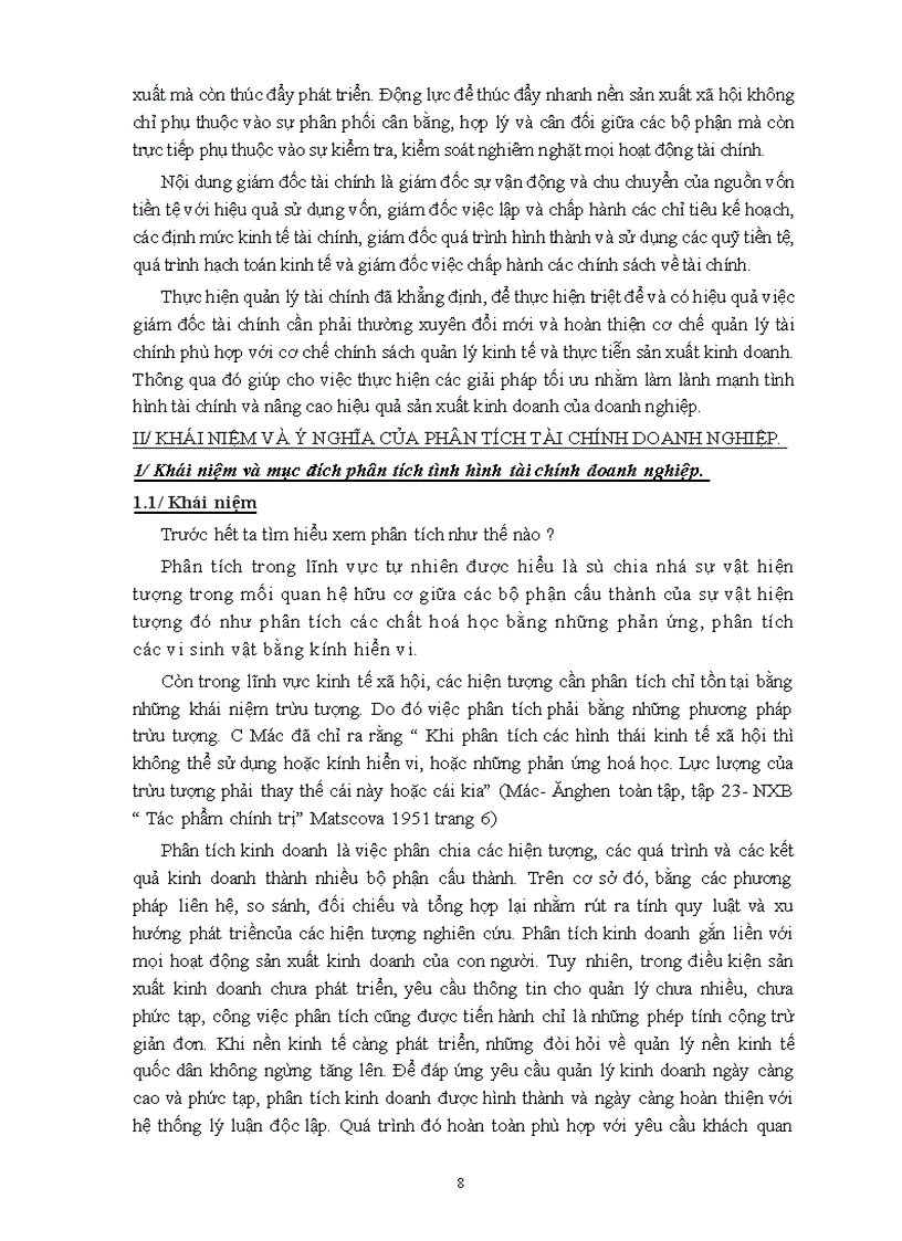 image for page Hoạt động phân tích tình hình tài chính doanh nghiệp