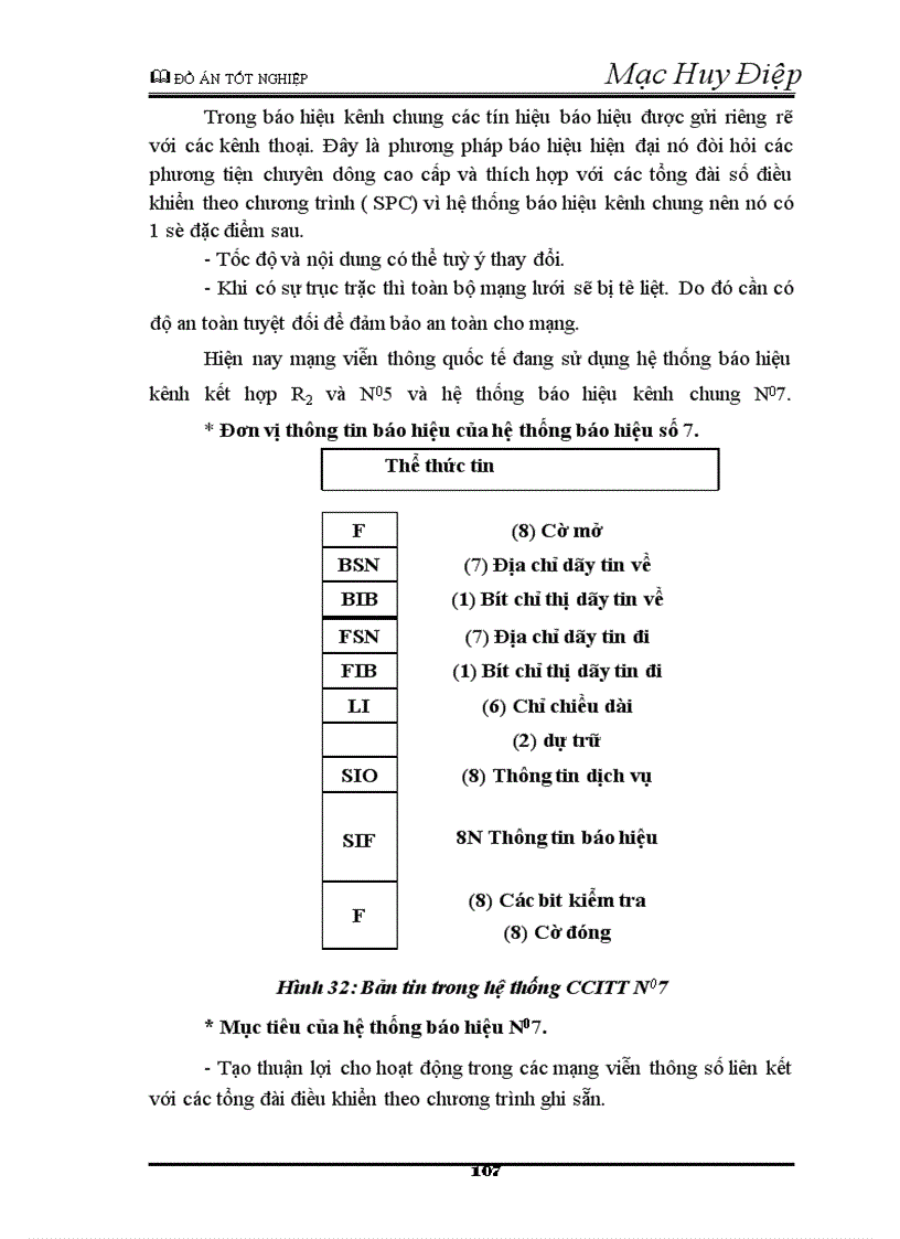 image for page Đặc tính của đường vật lý được sử dụng để truyền các bản tin MTP