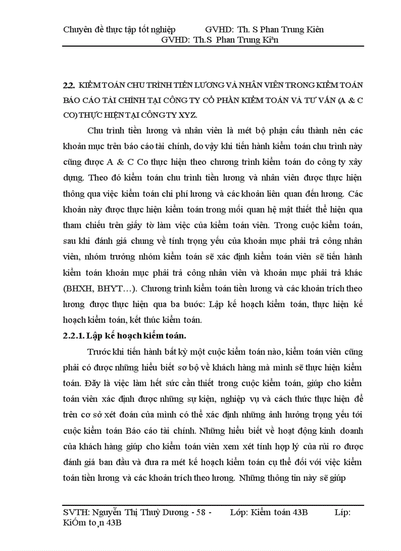 image for page Hoàn thiện kiểm toán chu trình tiền lương và nhân viên trong kiểm toán Báo cáo tài chính do Công ty cổ phần Kiểm toán và Tư vấn (A&C Co) thực hiện