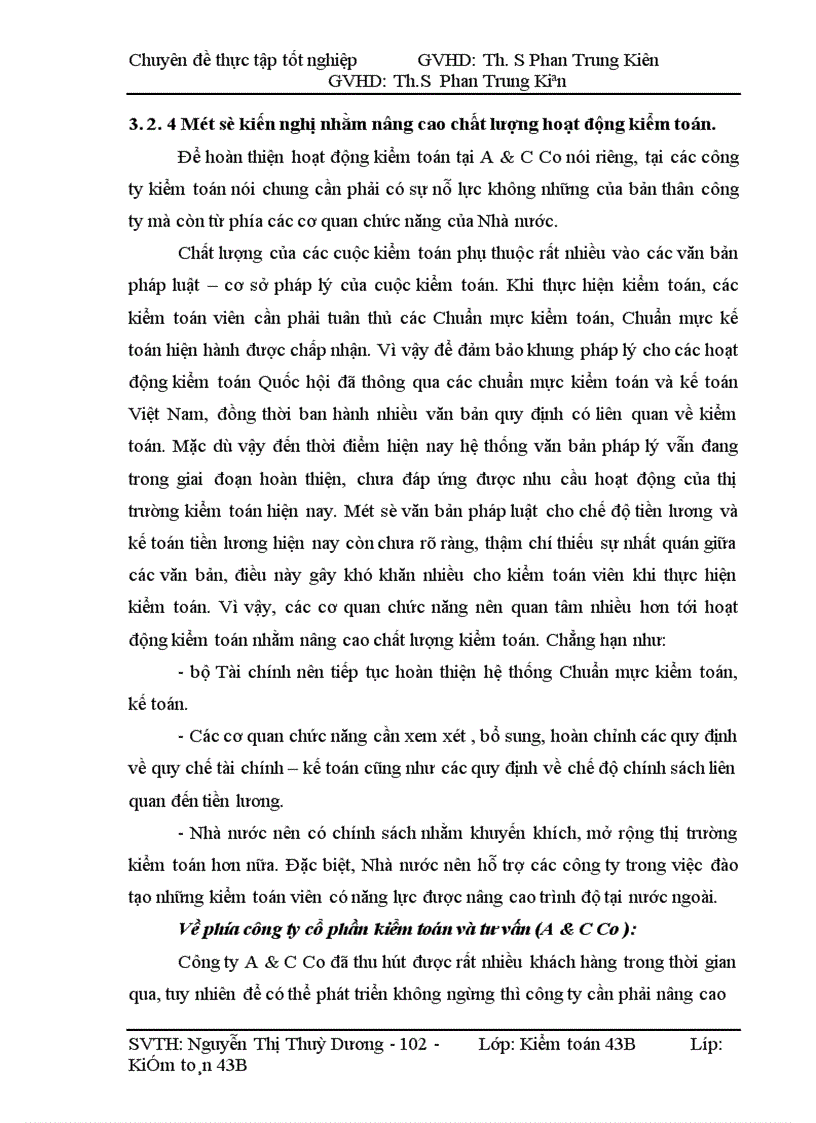 image for page Hoàn thiện kiểm toán chu trình tiền lương và nhân viên trong kiểm toán Báo cáo tài chính do Công ty cổ phần Kiểm toán và Tư vấn (A&C Co) thực hiện
