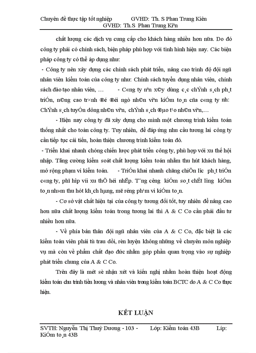 image for page Hoàn thiện kiểm toán chu trình tiền lương và nhân viên trong kiểm toán Báo cáo tài chính do Công ty cổ phần Kiểm toán và Tư vấn (A&C Co) thực hiện