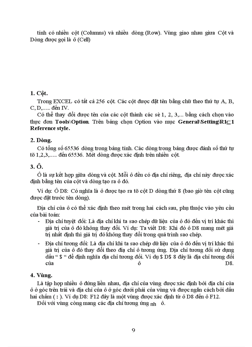 image for page Giáo trình EXCEL