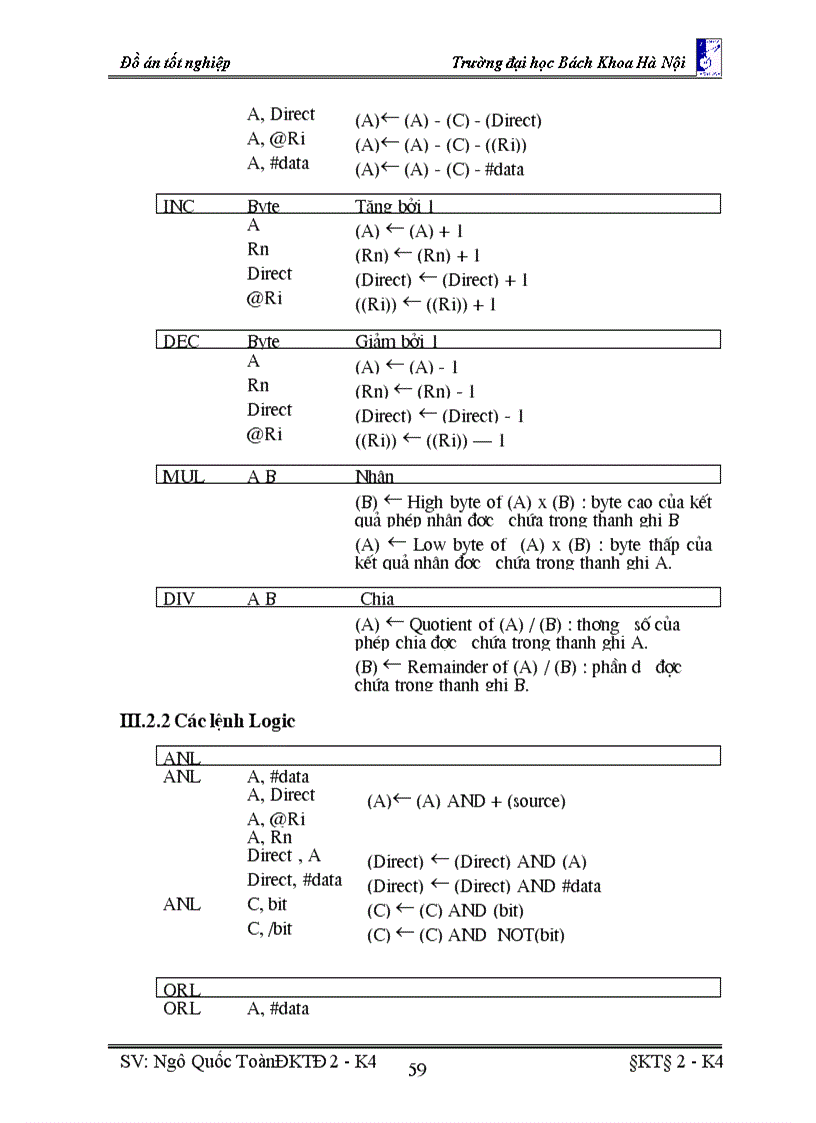 image for page Thiết kế mạch thí nghiệm dùng Vi điều khiển 80C51 phối gh