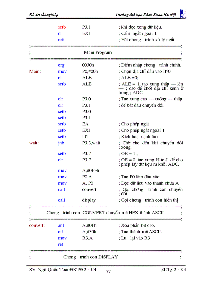 image for page Thiết kế mạch thí nghiệm dùng Vi điều khiển 80C51 phối gh