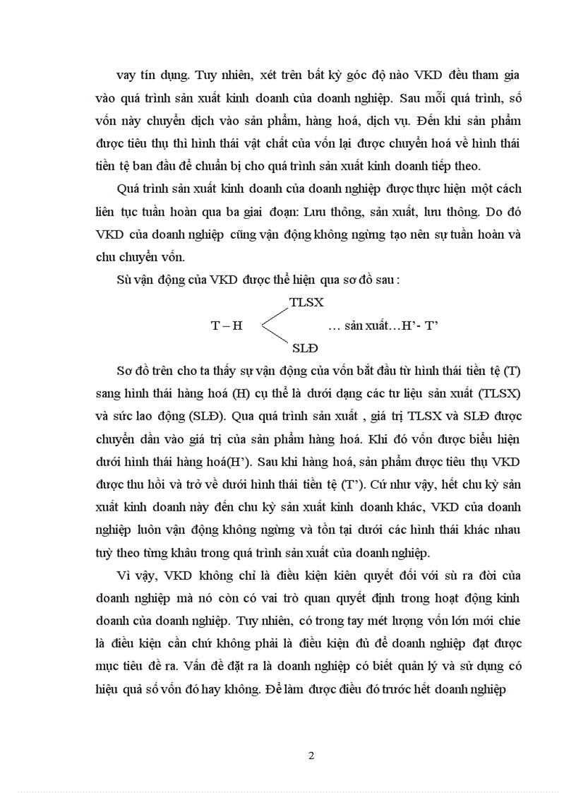 image for page Vốn kinh doanh và sự cần thiết phải nâng cao hiệu quả sử dụng vốn kinh doanh của doanh nghiệp