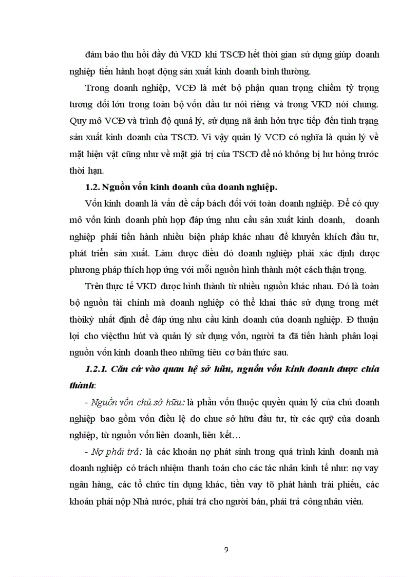 image for page Vốn kinh doanh và sự cần thiết phải nâng cao hiệu quả sử dụng vốn kinh doanh của doanh nghiệp