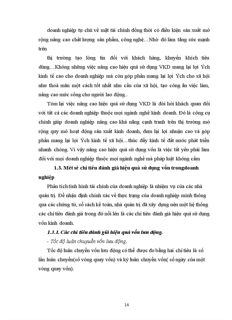 image for page Vốn kinh doanh và sự cần thiết phải nâng cao hiệu quả sử dụng vốn kinh doanh của doanh nghiệp