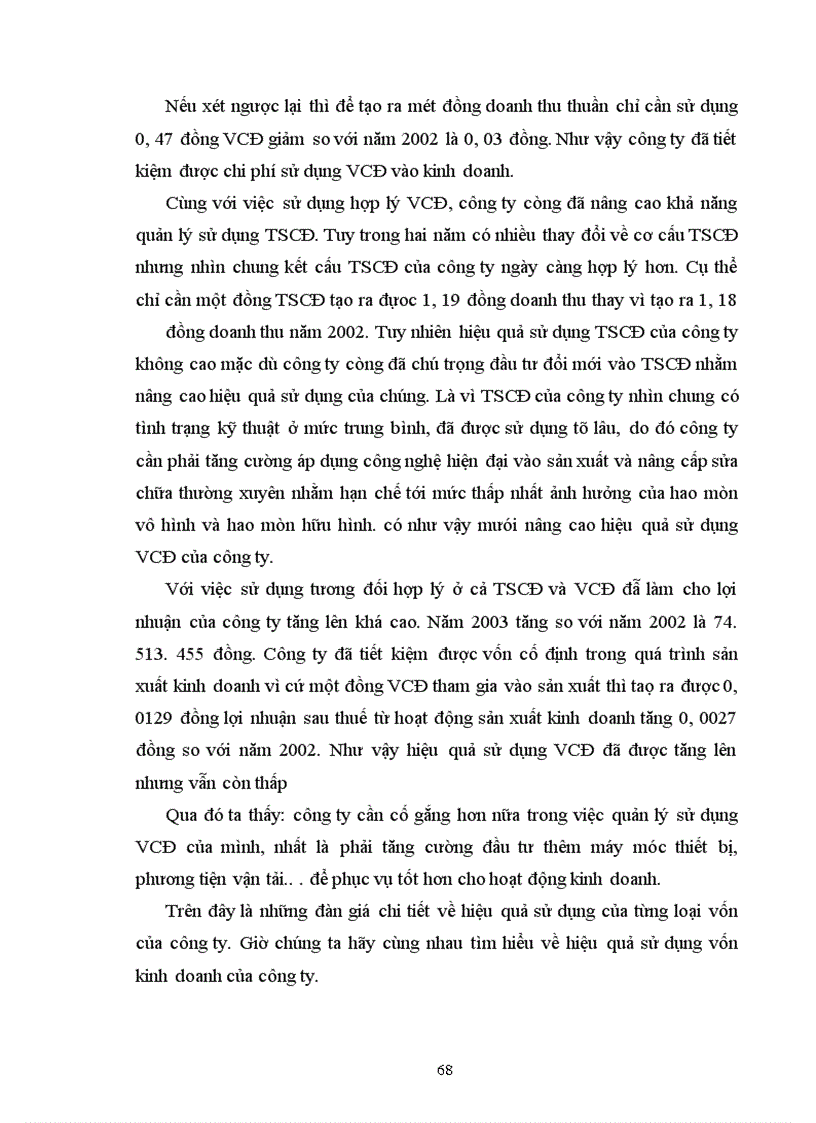 image for page Vốn kinh doanh và sự cần thiết phải nâng cao hiệu quả sử dụng vốn kinh doanh của doanh nghiệp