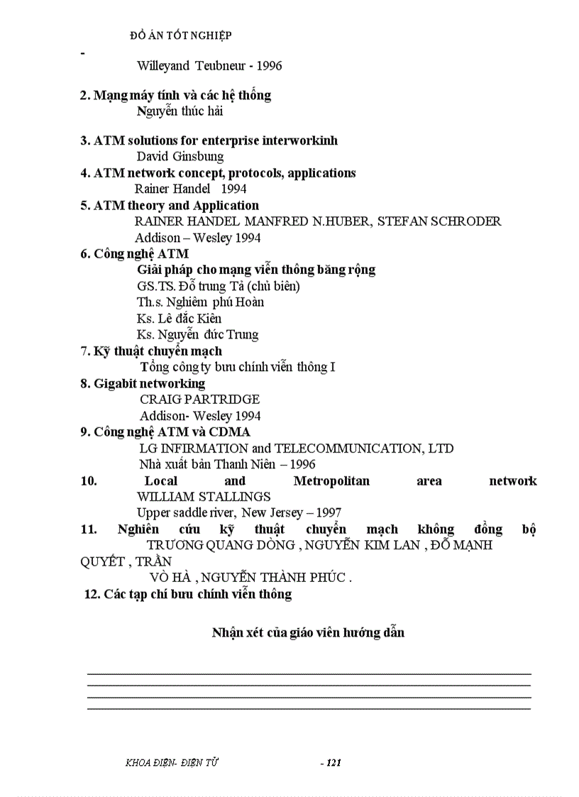 image for page Công nghệ chuyển tải không đồng bộ ATM