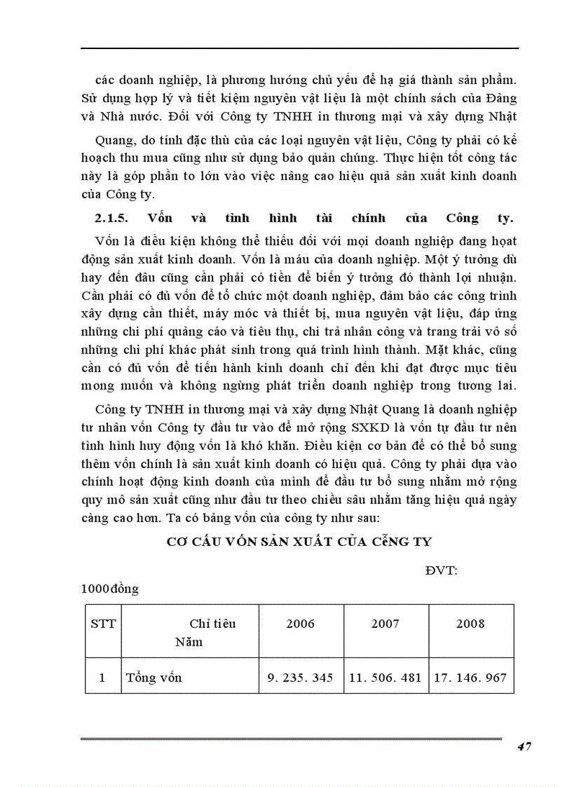 image for page Biện pháp cơ bản nâng cao hiệu quả kinh doanh ở Công ty TNHH in thương mại và xây dựng Nhật Quang