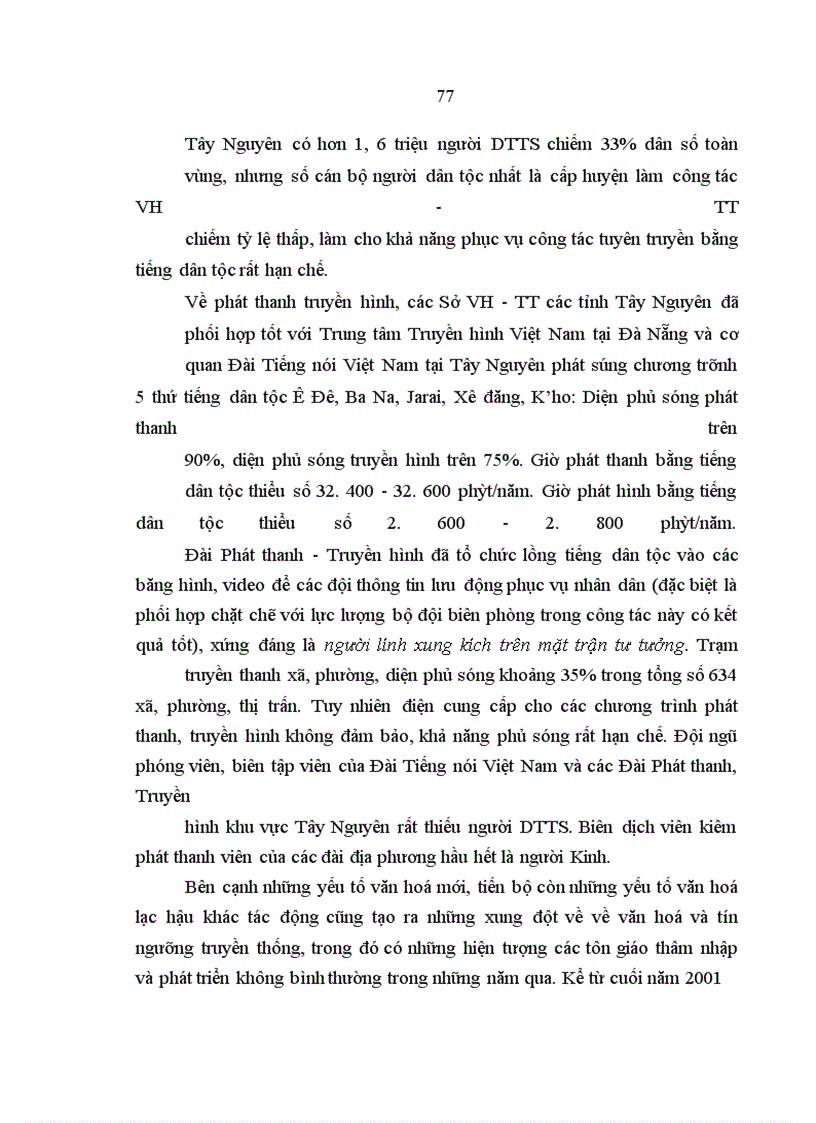 image for page Công tác tư tưởng với việc ổn định tình hình chính trị - xã hội ở Tây Nguyên hiện nay