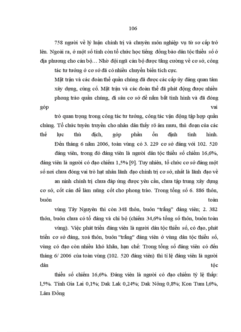 image for page Công tác tư tưởng với việc ổn định tình hình chính trị - xã hội ở Tây Nguyên hiện nay