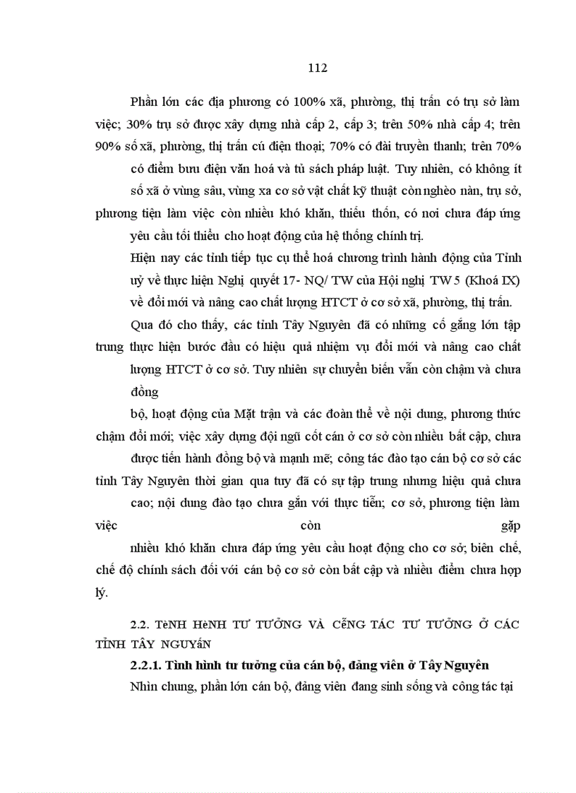 image for page Công tác tư tưởng với việc ổn định tình hình chính trị - xã hội ở Tây Nguyên hiện nay
