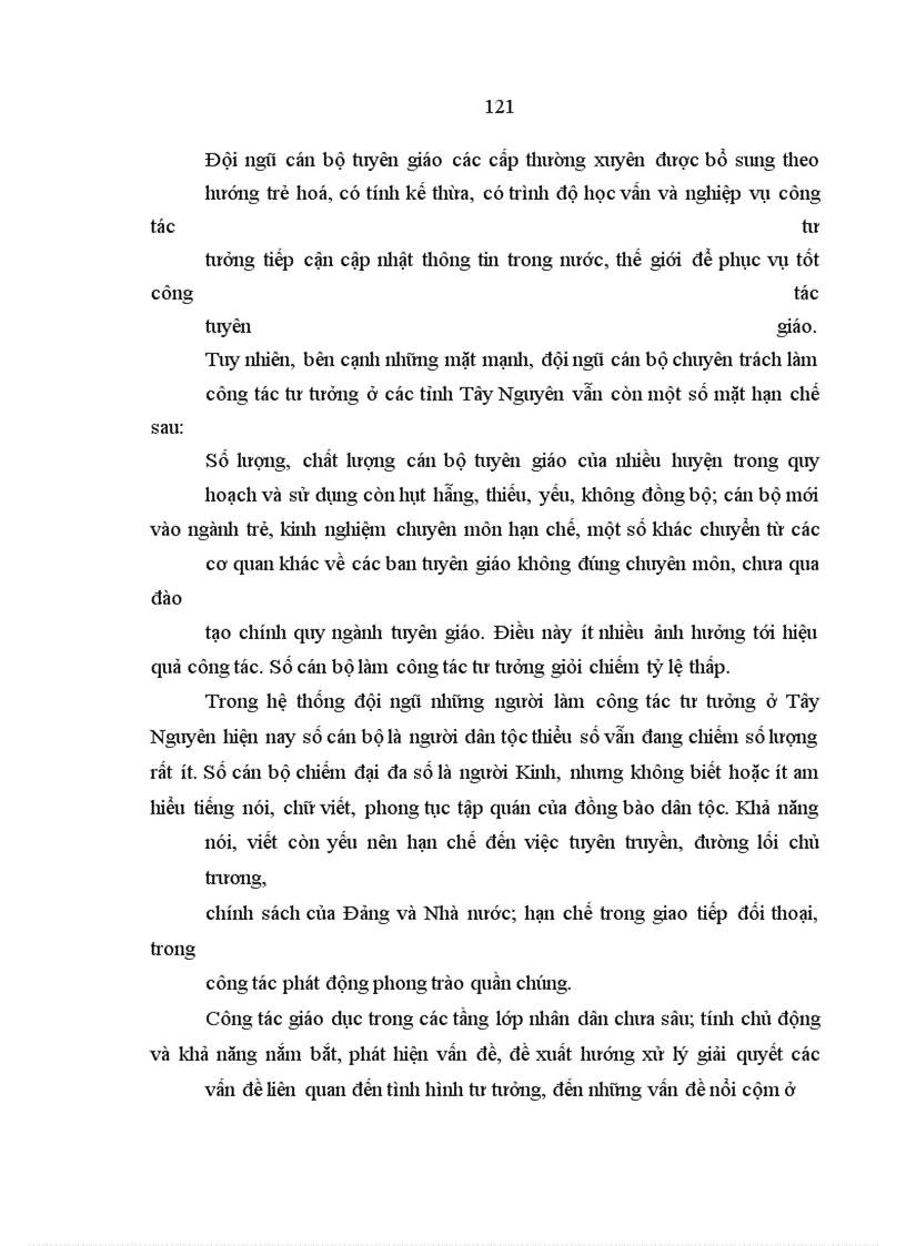 image for page Công tác tư tưởng với việc ổn định tình hình chính trị - xã hội ở Tây Nguyên hiện nay