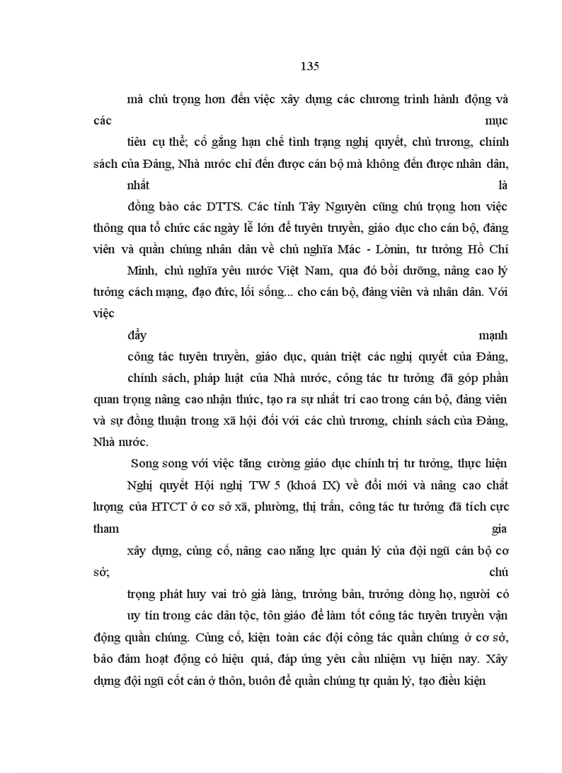 image for page Công tác tư tưởng với việc ổn định tình hình chính trị - xã hội ở Tây Nguyên hiện nay
