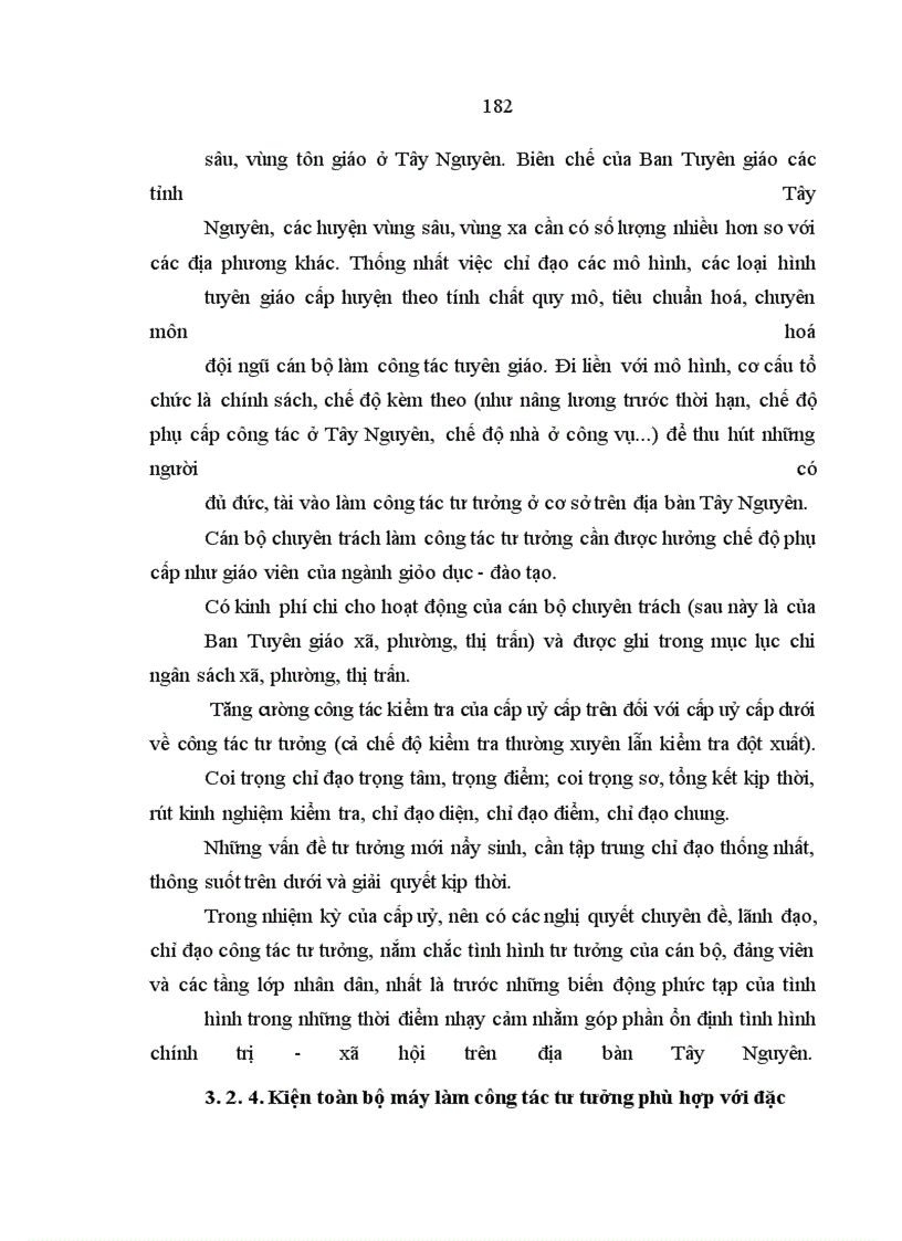 image for page Công tác tư tưởng với việc ổn định tình hình chính trị - xã hội ở Tây Nguyên hiện nay
