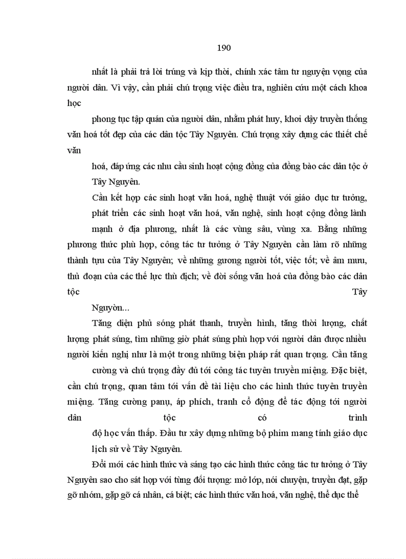 image for page Công tác tư tưởng với việc ổn định tình hình chính trị - xã hội ở Tây Nguyên hiện nay