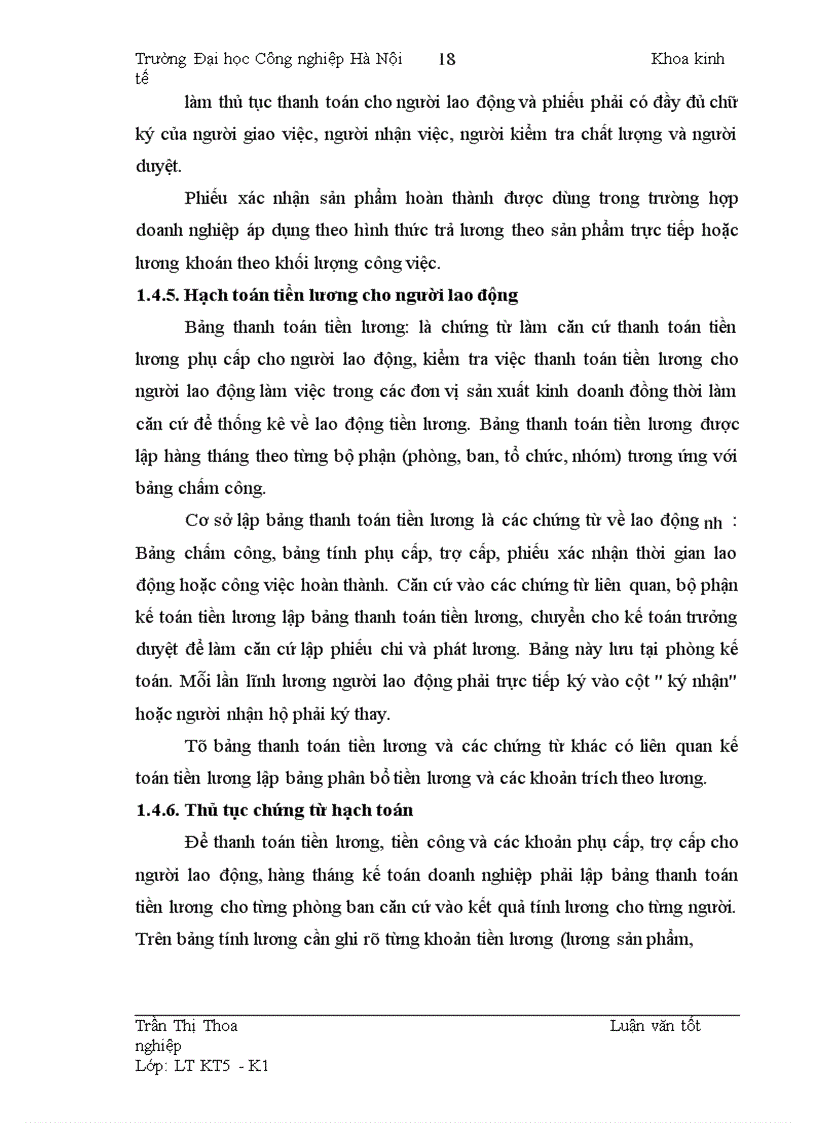 image for page Hoàn thiện công tác kế toán tiền lương và các khoản trích theo lương tại Công ty TNHH T&A