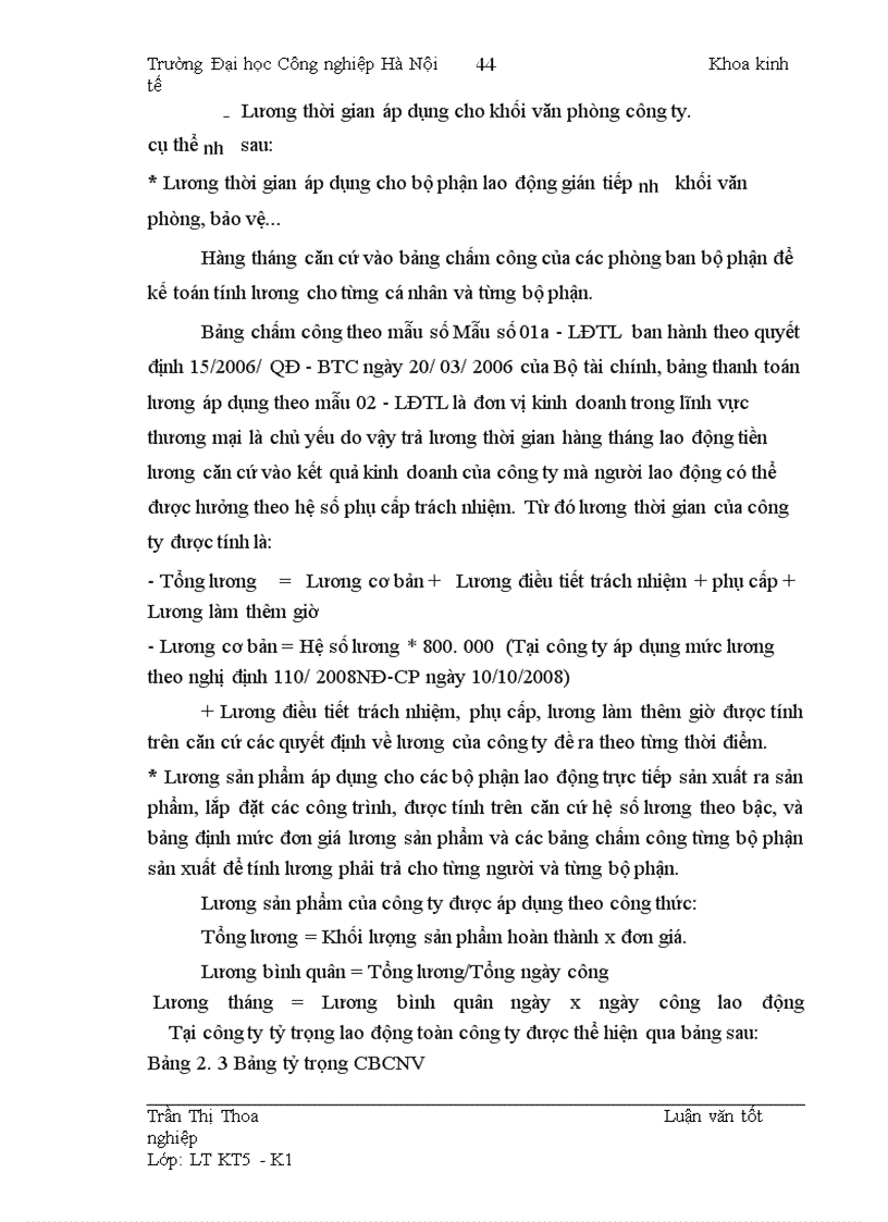 image for page Hoàn thiện công tác kế toán tiền lương và các khoản trích theo lương tại Công ty TNHH T&A