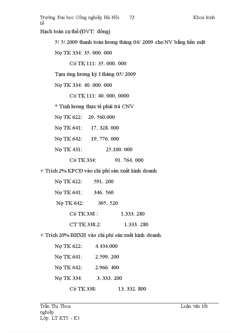 image for page Hoàn thiện công tác kế toán tiền lương và các khoản trích theo lương tại Công ty TNHH T&A