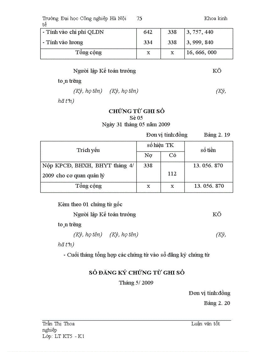 image for page Hoàn thiện công tác kế toán tiền lương và các khoản trích theo lương tại Công ty TNHH T&A