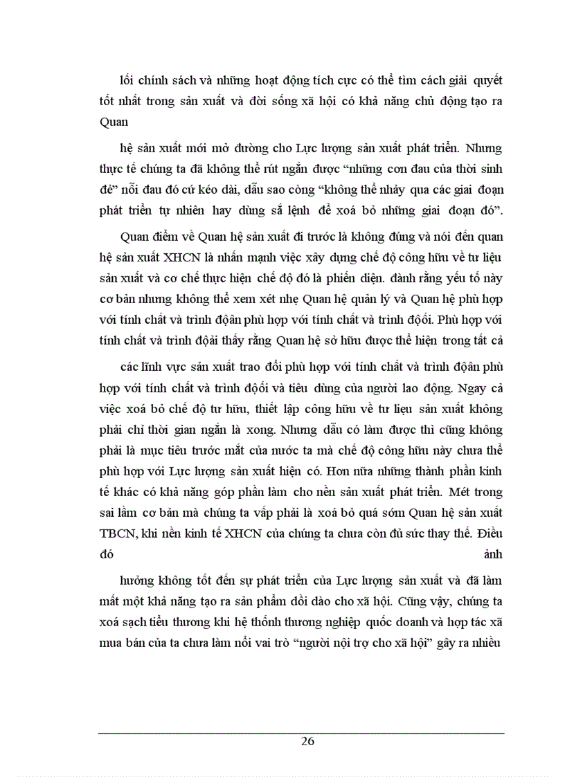 image for page Quan hệ sản xuất phù hợp với tính chất và trình độ phát triển của Lực lượng sản xuất với công cuộc đổi mới kinh tế ở Việt Nam