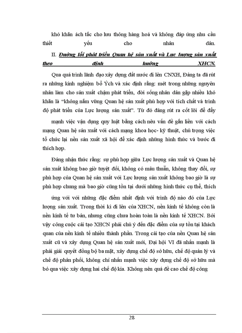 image for page Quan hệ sản xuất phù hợp với tính chất và trình độ phát triển của Lực lượng sản xuất với công cuộc đổi mới kinh tế ở Việt Nam