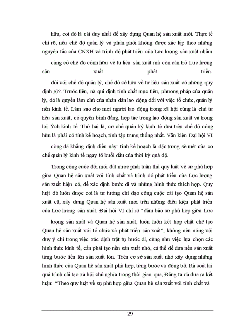 image for page Quan hệ sản xuất phù hợp với tính chất và trình độ phát triển của Lực lượng sản xuất với công cuộc đổi mới kinh tế ở Việt Nam