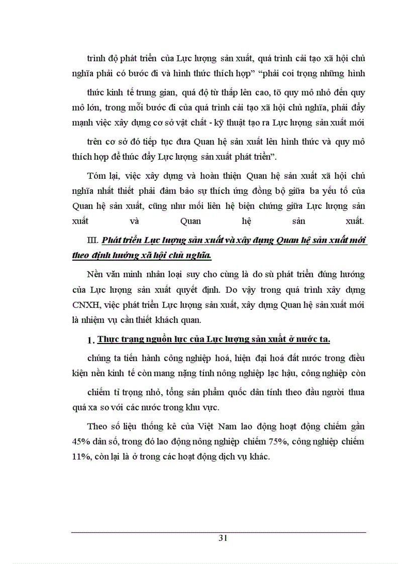 image for page Quan hệ sản xuất phù hợp với tính chất và trình độ phát triển của Lực lượng sản xuất với công cuộc đổi mới kinh tế ở Việt Nam