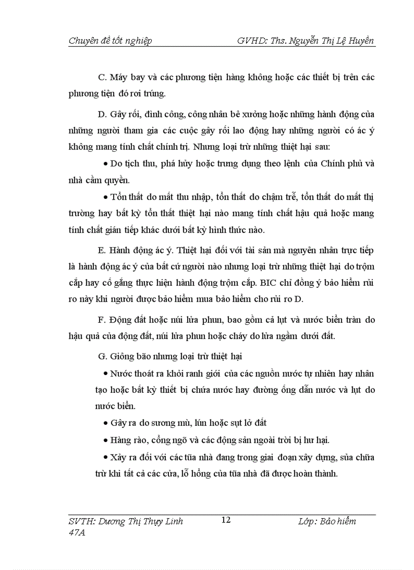 image for page Một số giải pháp nhằm thúc đẩy triển khai nghiệp vụ bảo hiểm hoả hoạn và các rủi ro đặc biệt tại BIC