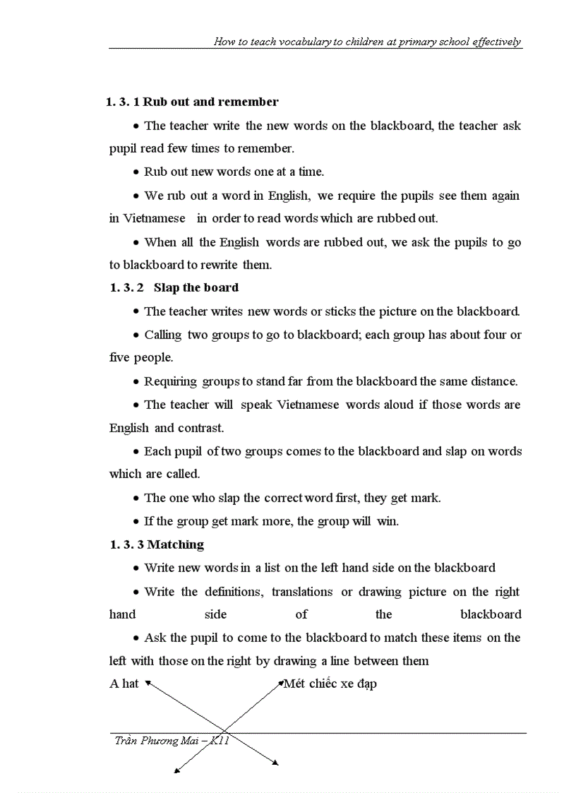 image for page How to teach vocabulary to children at Primary school effectively