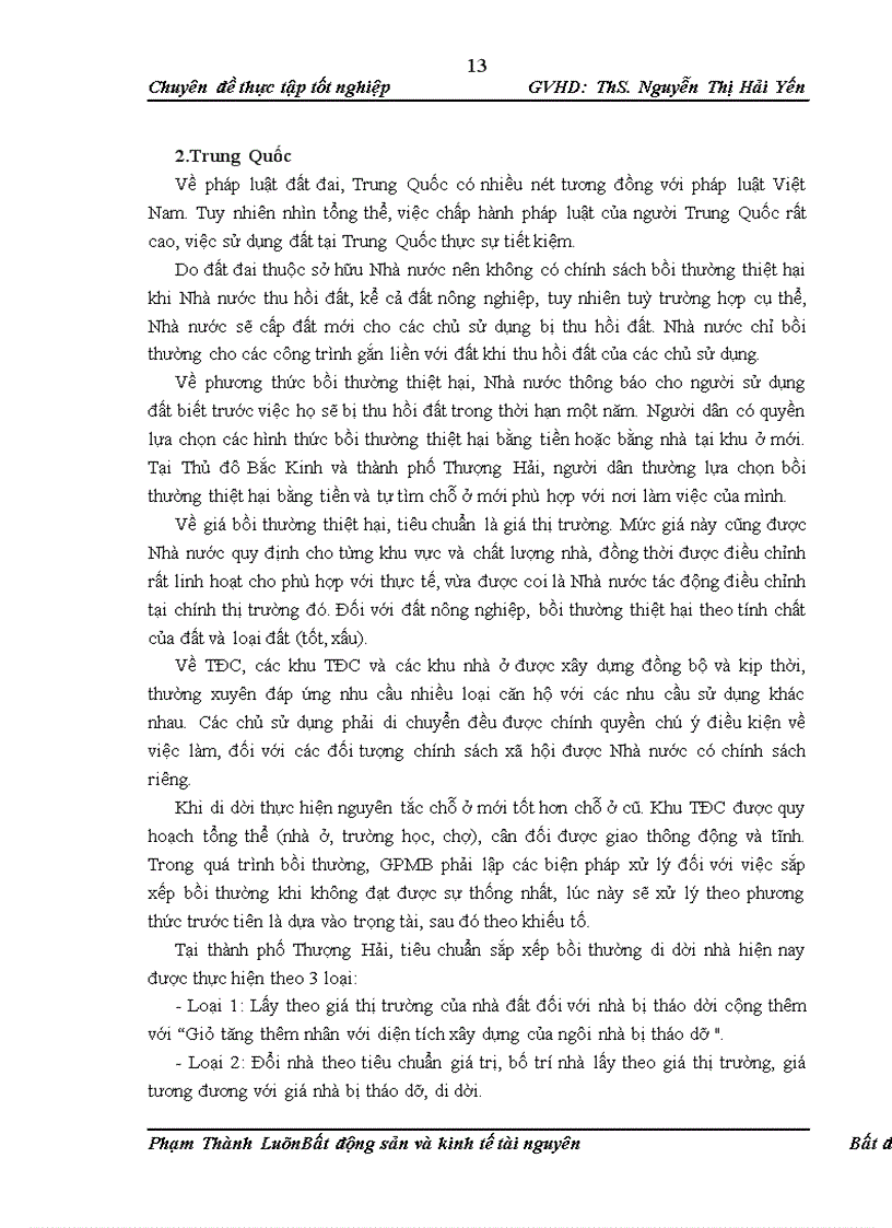 image for page Đánh giá tình hình thực hiện chính sách về bồi thường, hỗ trợ tái định cư khi Nhà nước thu hồi đất tại một số địa phương và đề xuất các giải pháp để hoàn thiện, nâng cao tính khả thi của chính sách bồi thường, hỗ trợ tái định cư khi Nhà nước thu hồi đất