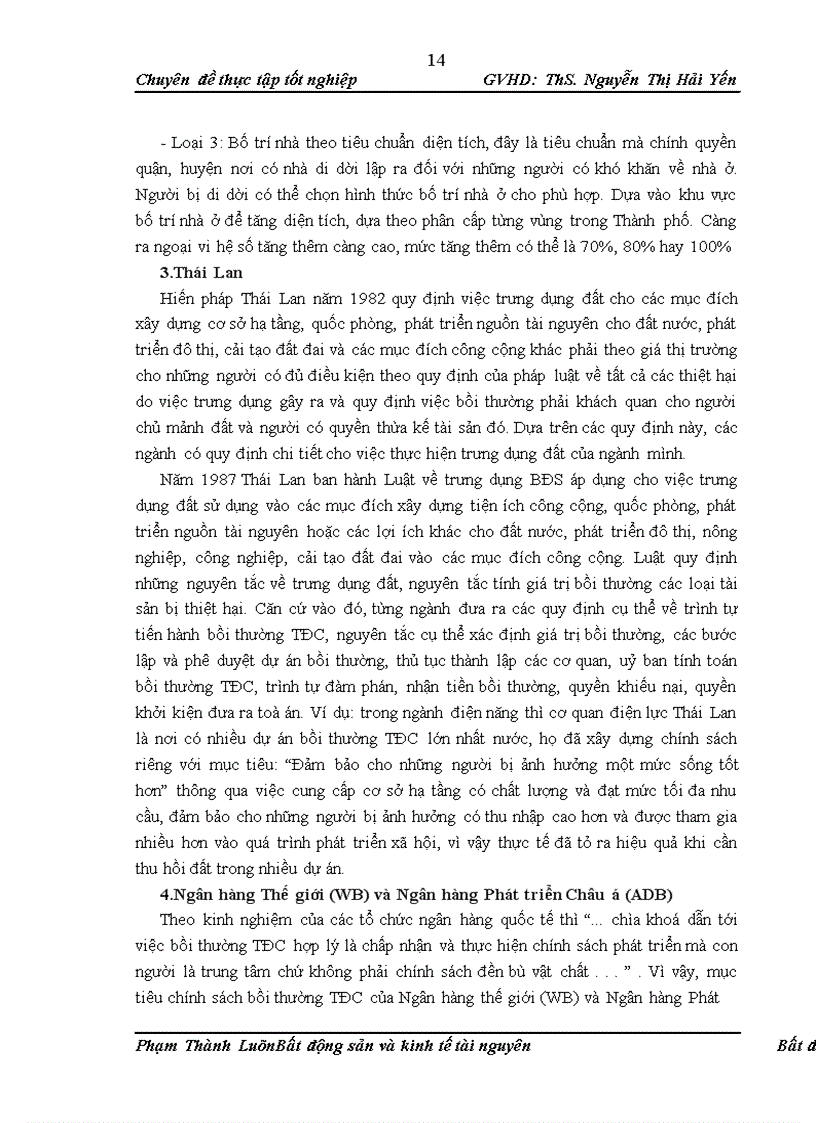 image for page Đánh giá tình hình thực hiện chính sách về bồi thường, hỗ trợ tái định cư khi Nhà nước thu hồi đất tại một số địa phương và đề xuất các giải pháp để hoàn thiện, nâng cao tính khả thi của chính sách bồi thường, hỗ trợ tái định cư khi Nhà nước thu hồi đất