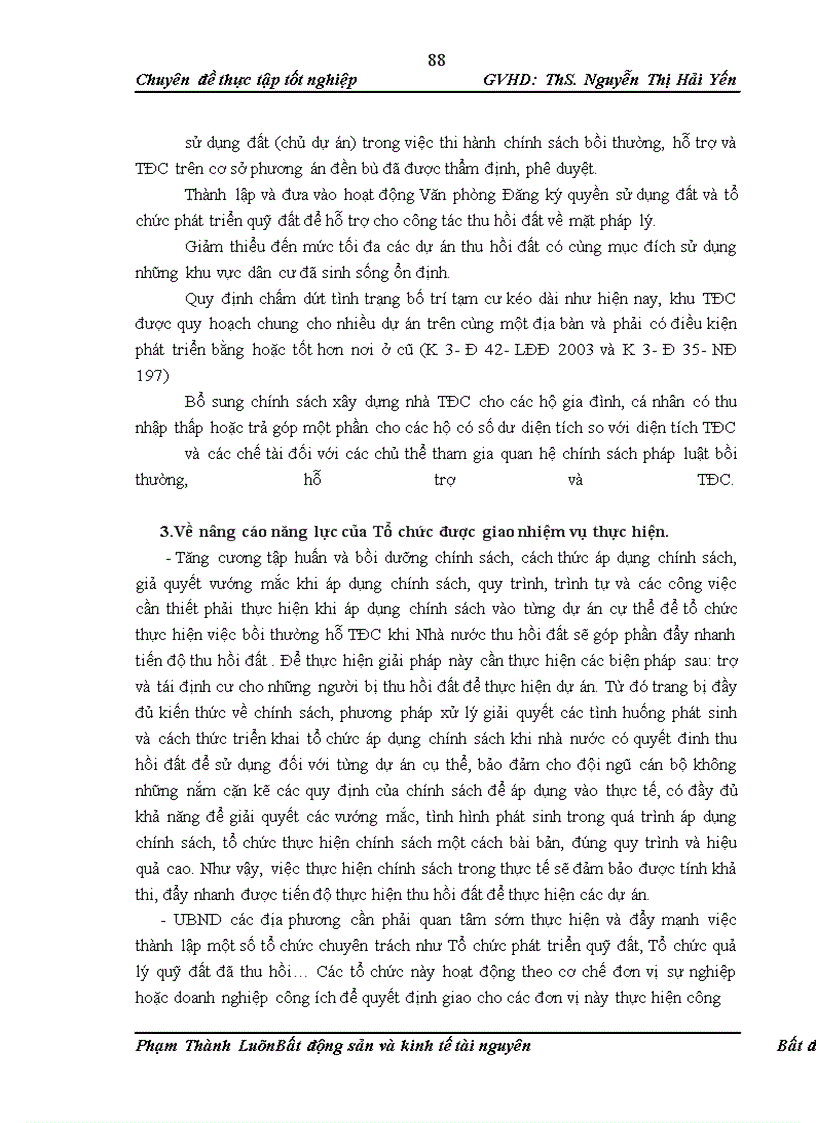 image for page Đánh giá tình hình thực hiện chính sách về bồi thường, hỗ trợ tái định cư khi Nhà nước thu hồi đất tại một số địa phương và đề xuất các giải pháp để hoàn thiện, nâng cao tính khả thi của chính sách bồi thường, hỗ trợ tái định cư khi Nhà nước thu hồi đất