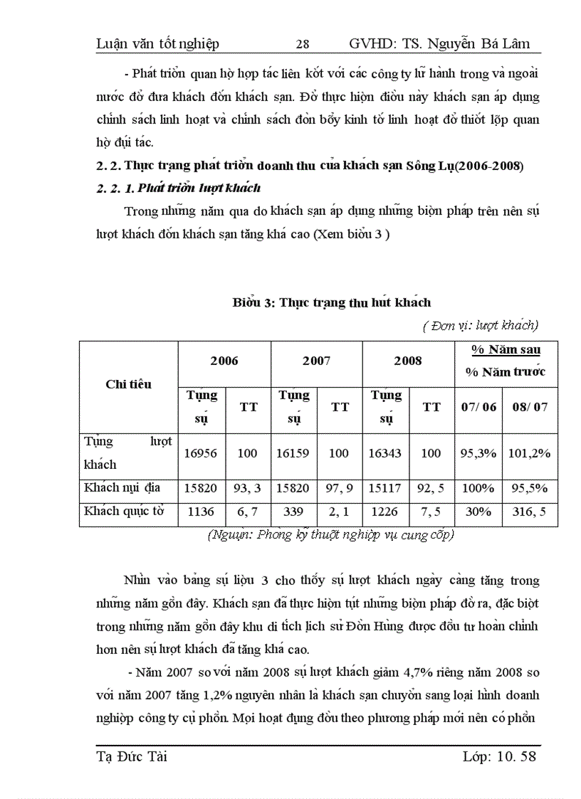 image for page Thực trạng và giải pháp nâng cao chất lượng sản phẩm tại khách sạn Sông Lô