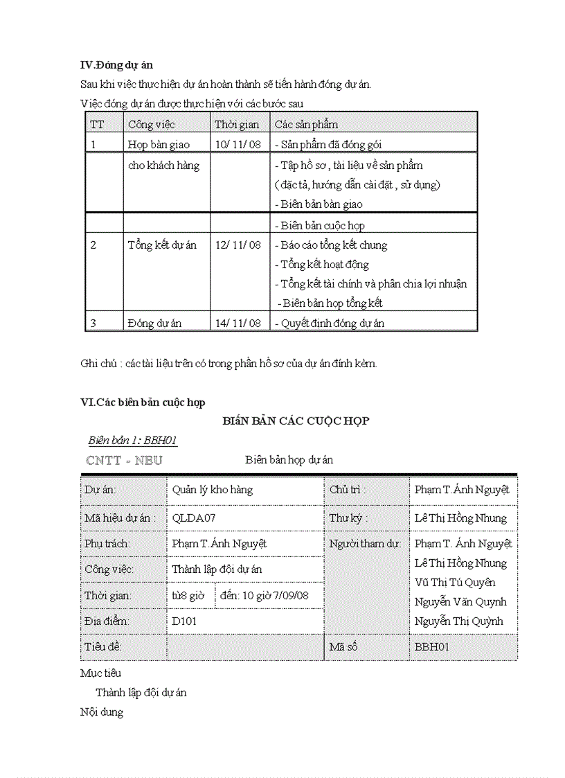 image for page Dự án: xây dựng phần mềm quản lý kho hàng cho công ty Haihaco.ltd