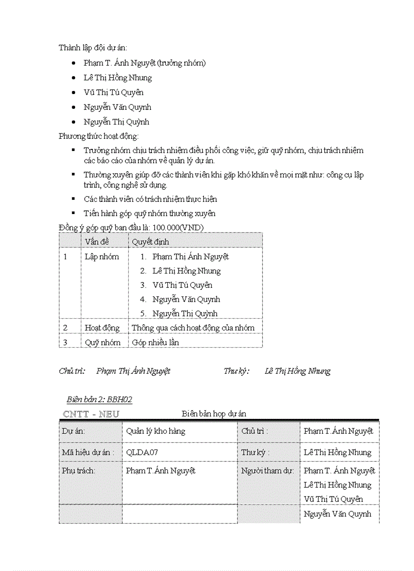 image for page Dự án: xây dựng phần mềm quản lý kho hàng cho công ty Haihaco.ltd