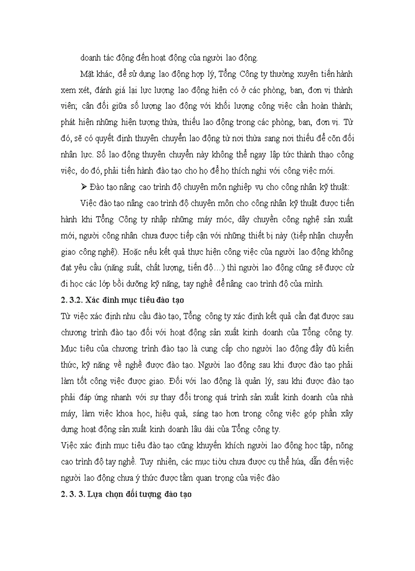 image for page Hoàn thiện công tác đào tạo và phát triển nguồn nhân lực tại Tổng công ty cổ phần dệt may Hà Nội ------------------