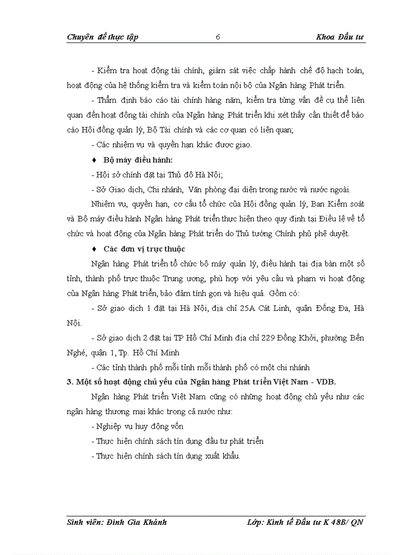 image for page Công tác thẩm định dự án vay vốn đầu tư thủy điện tại Ngân hàng phát triển Việt Nam – VDB