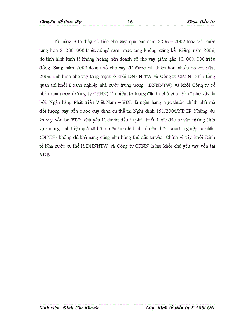 image for page Công tác thẩm định dự án vay vốn đầu tư thủy điện tại Ngân hàng phát triển Việt Nam – VDB