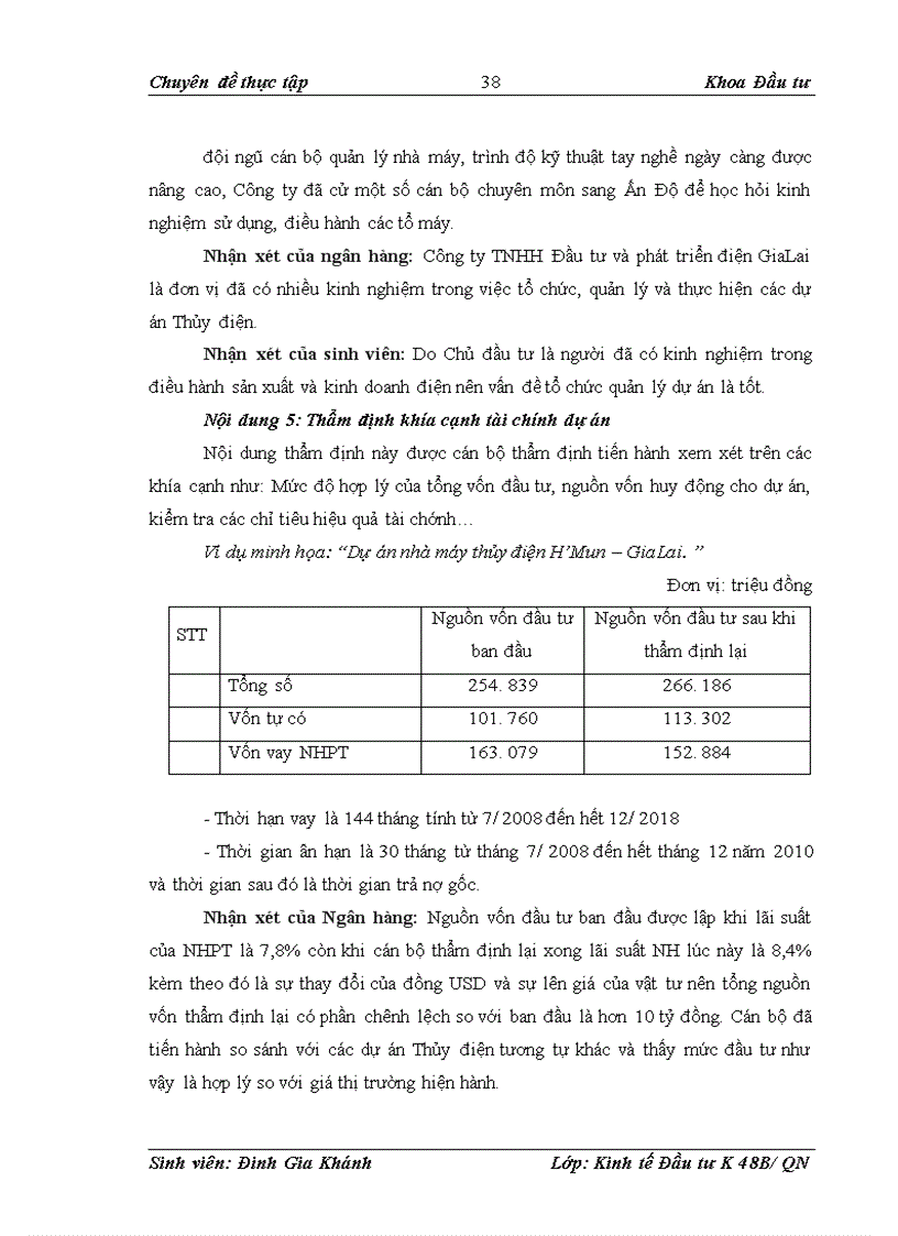 image for page Công tác thẩm định dự án vay vốn đầu tư thủy điện tại Ngân hàng phát triển Việt Nam – VDB