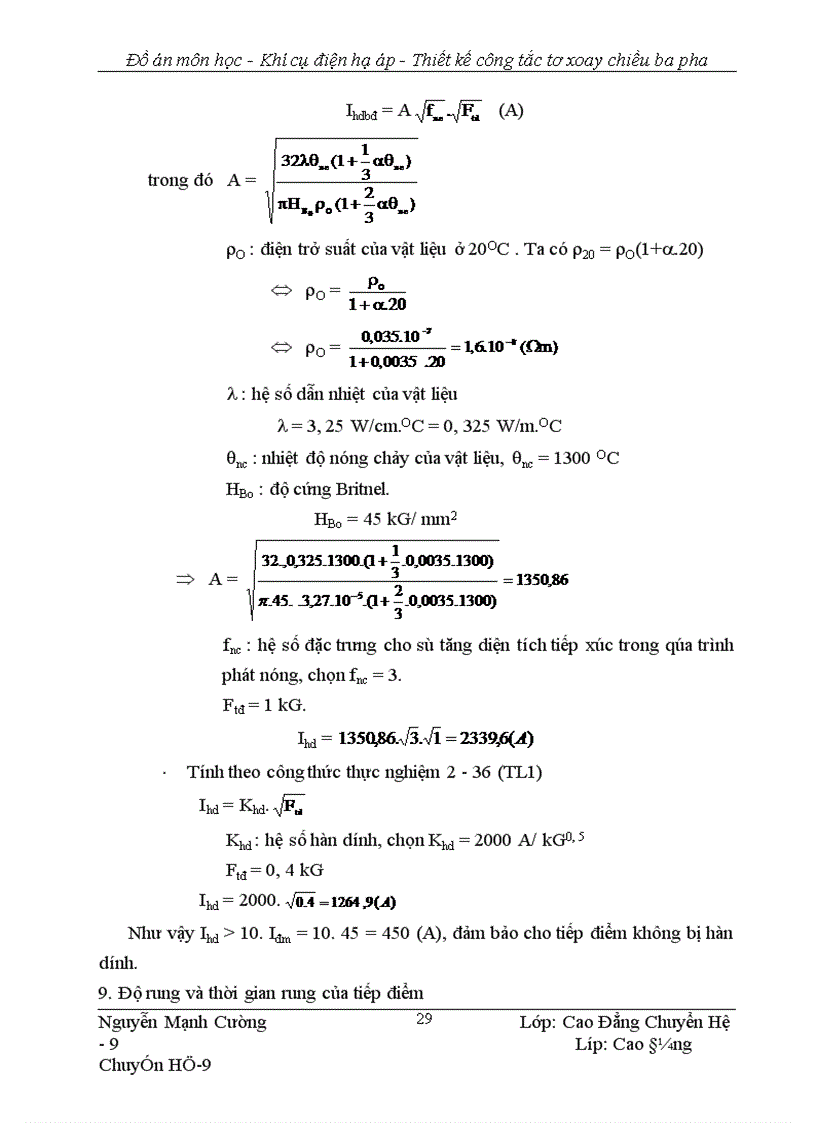 image for page Thiết kế ng tắc tơ xoay chiều ba pha