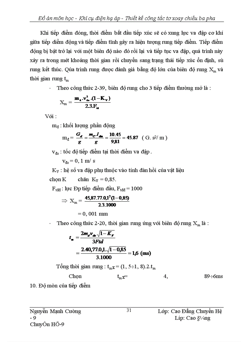 image for page Thiết kế ng tắc tơ xoay chiều ba pha