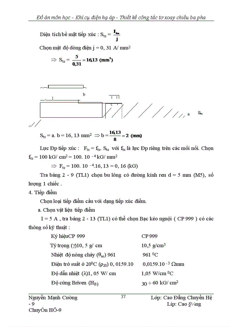 image for page Thiết kế ng tắc tơ xoay chiều ba pha