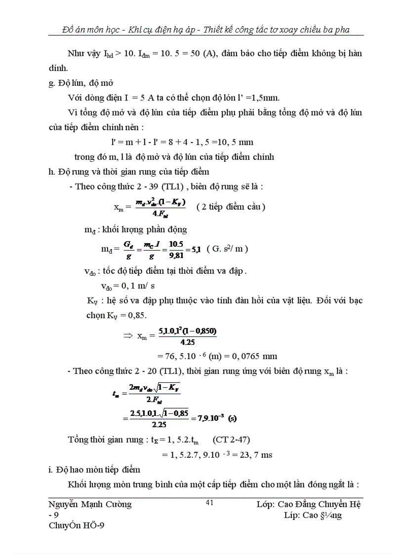 image for page Thiết kế ng tắc tơ xoay chiều ba pha