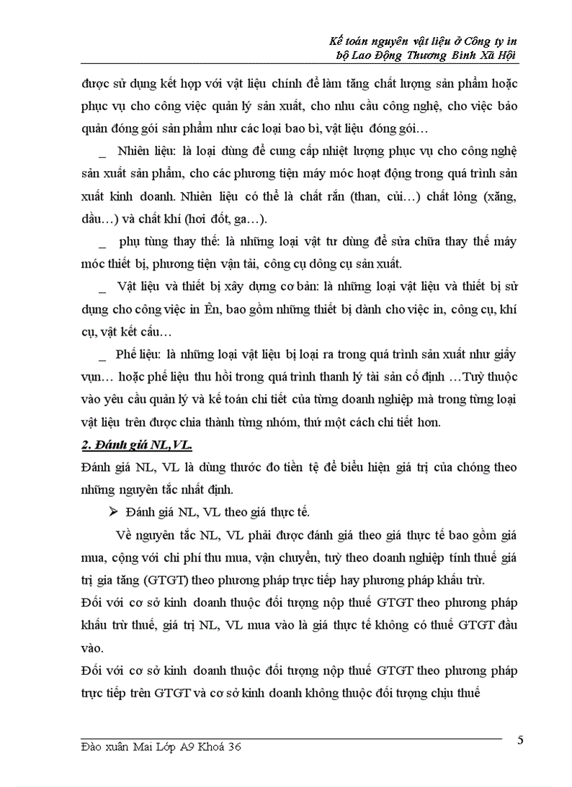 image for page Kế toán nguyên liệu, vật liệu ở ng ty in Bộ Lao Động Thương Binh và Xã Hội