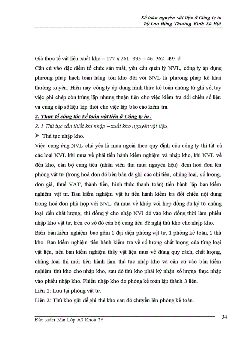 image for page Kế toán nguyên liệu, vật liệu ở ng ty in Bộ Lao Động Thương Binh và Xã Hội