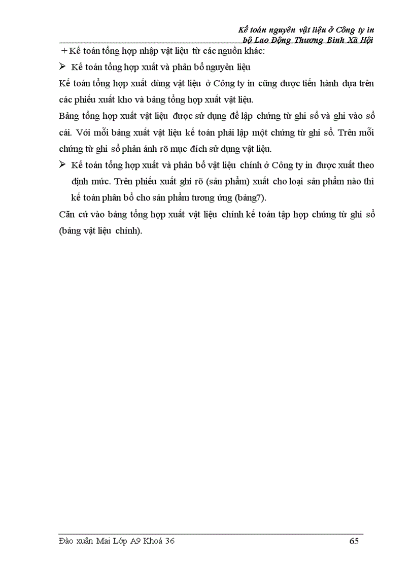 image for page Kế toán nguyên liệu, vật liệu ở ng ty in Bộ Lao Động Thương Binh và Xã Hội